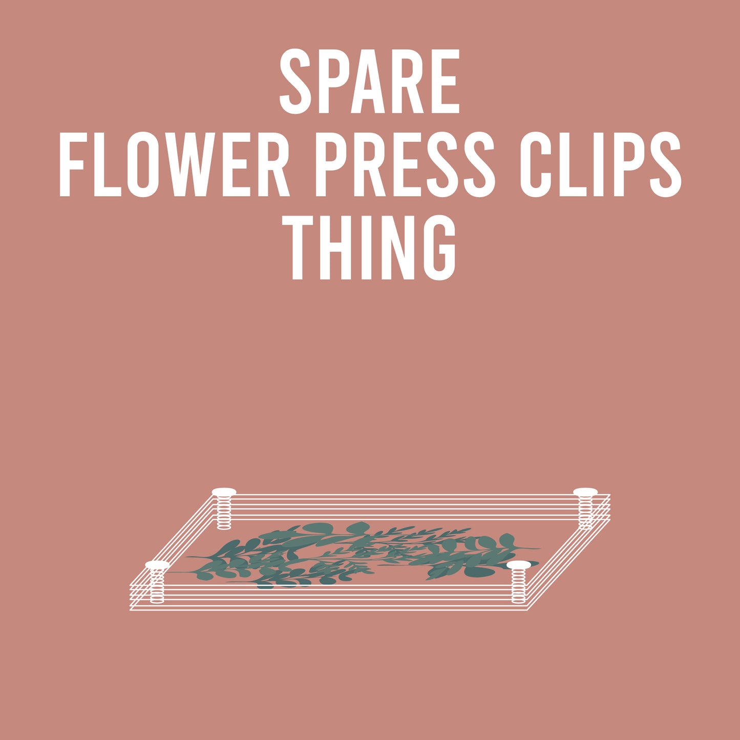 Alpha Thing: Spare Flower Press Plate Thing