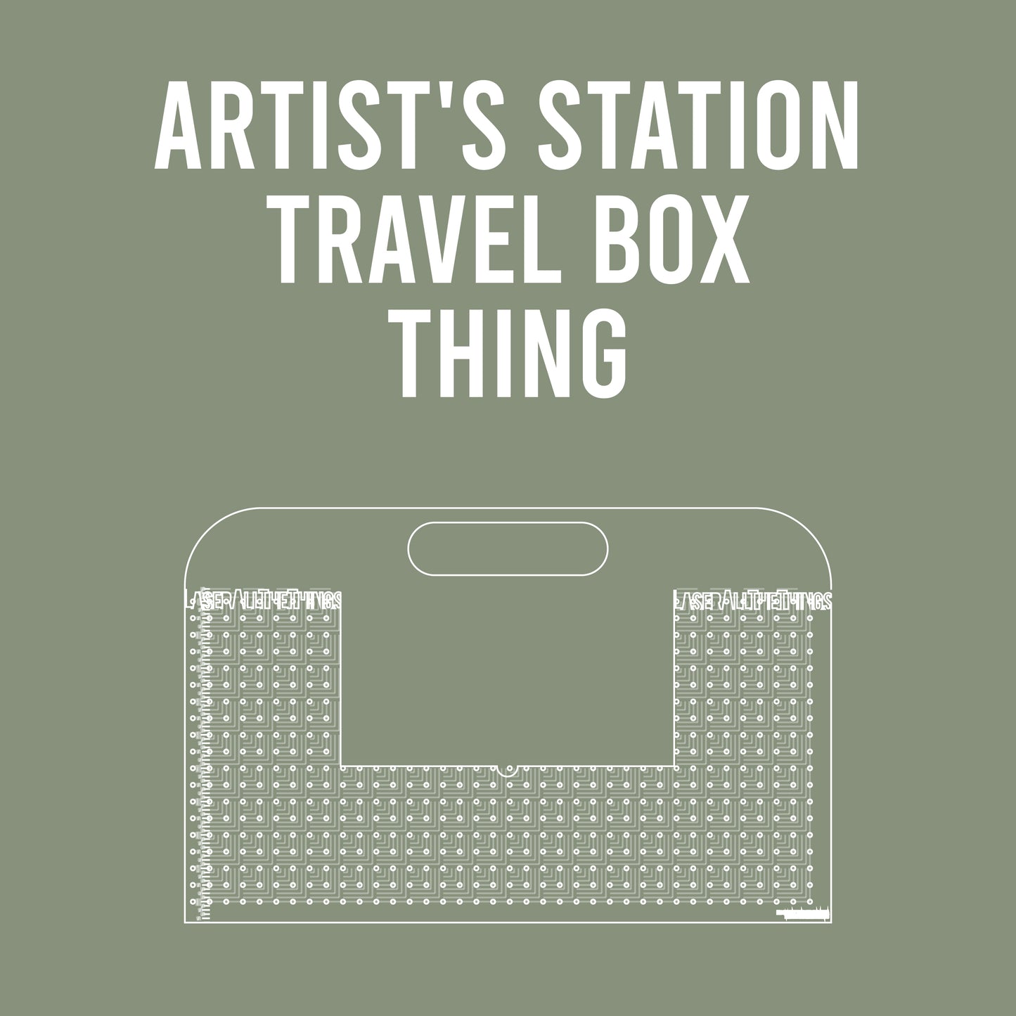 Alpha Thing: Artist's Station Travel Box Thing