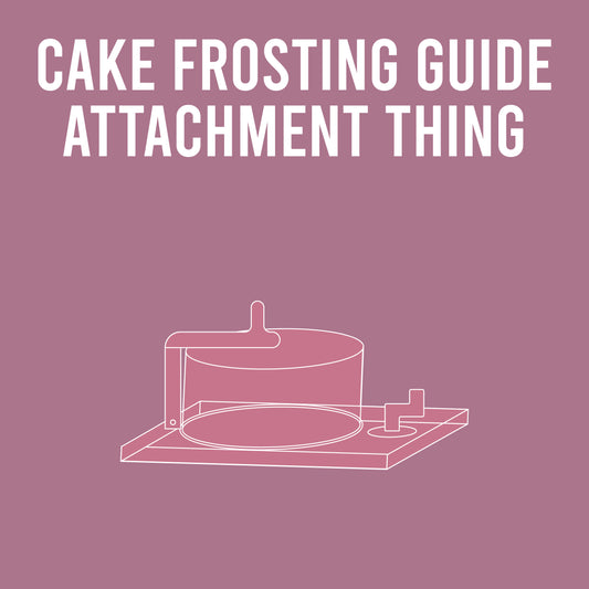 Alpha Thing: Cake Frosting Guide Attachment Thing