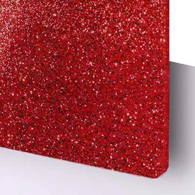 Glitter Dark Red